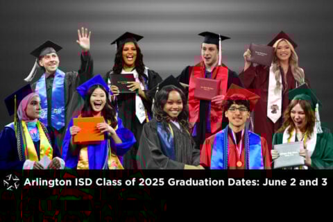 Arlington ISD graduation dates are June 2-3