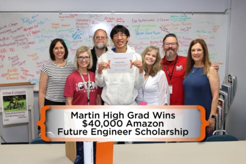 Martin HS grad wins Amazon Future Engineer Scholarship and Internship, Brian Chan