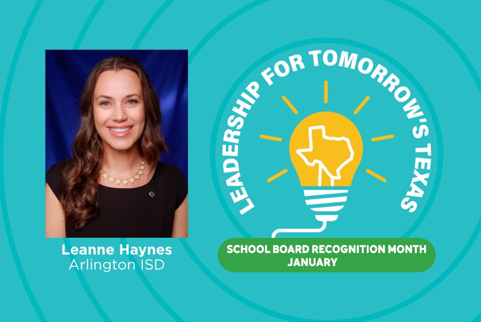 trustee Leanne Haynes talks about serving on the board - School Board Recognition Month