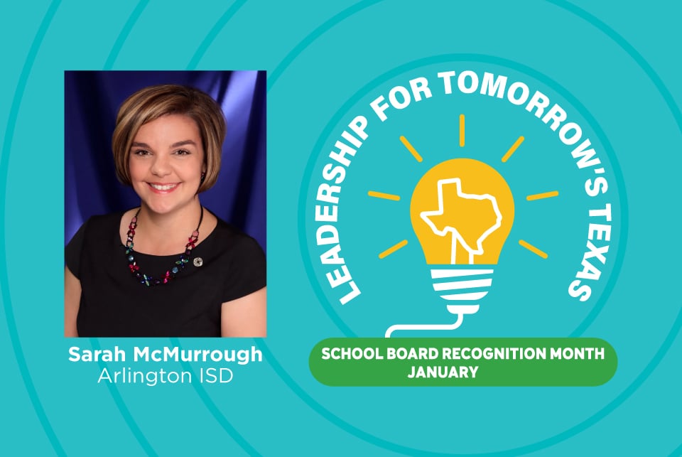 board vice president Sarah McMurrough talks about Arlington ISD