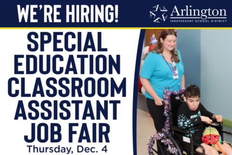 Special Education Classroom Assistant Job Fair is Dec. 4