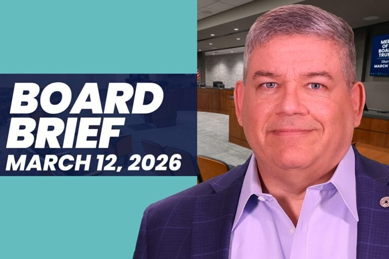 Watch Board Brief from school board meeting on March 12, 2026