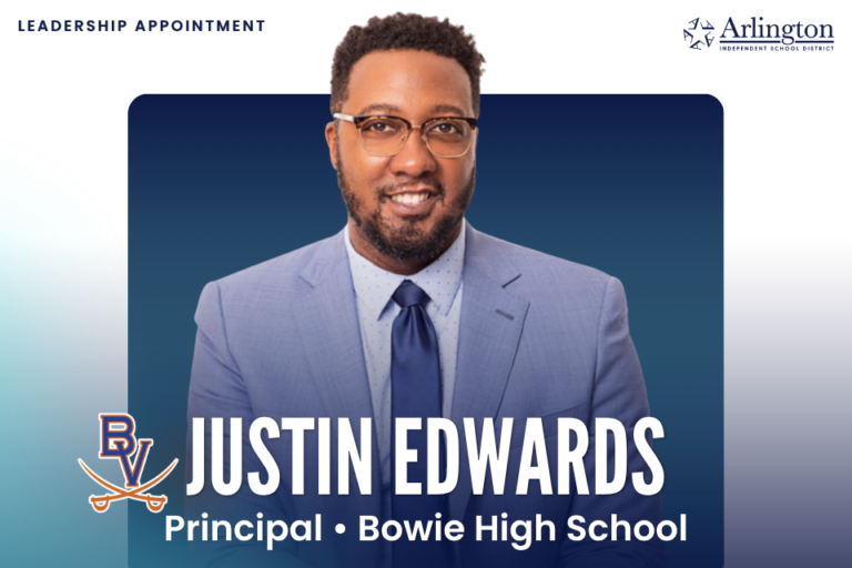 Arlington ISD names Justin Edwards new Bowie High School principal
