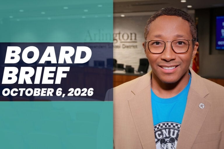 Watch Board Brief from school board meeting on Oct. 6, 2026