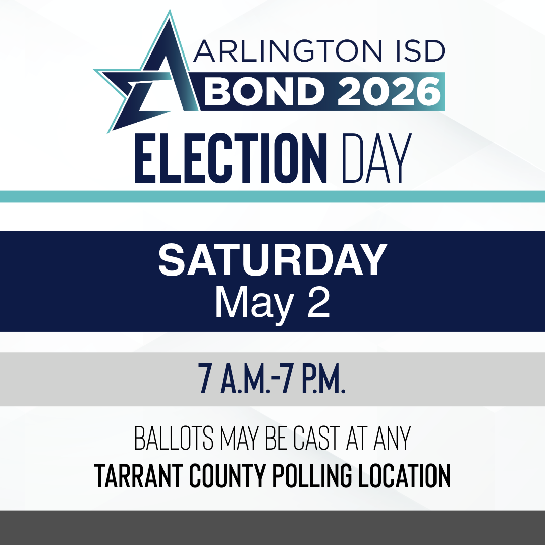 Election Day is Saturday May 2.