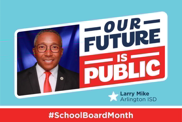 Trustee Larry Mike shares excitement for Arlington ISD's future