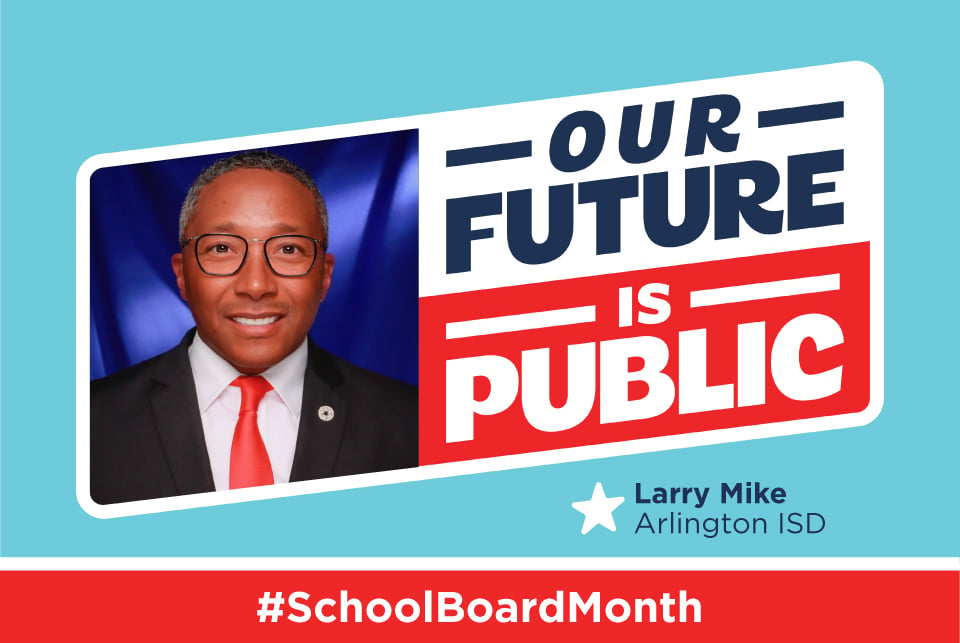 Trustee Larry Mike shares excitement for Arlington ISD's future