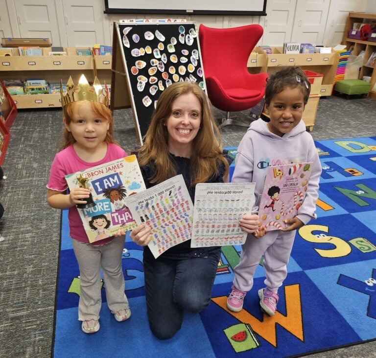 Pre-K 3 students read more than 1,000 books
