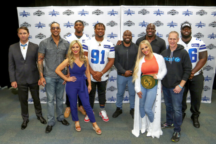 WWE and Cowboys visit Ashworth Elementary