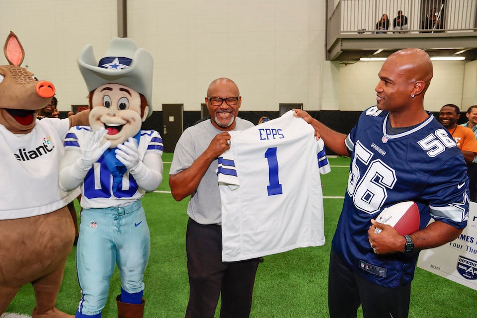 Sammy Epps honored as Cowboys Class Act for October