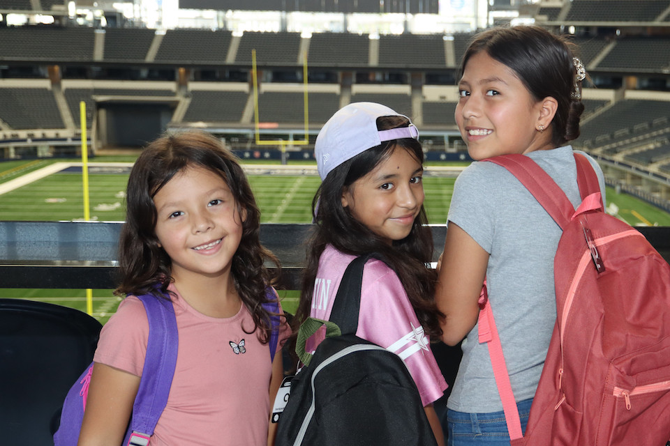 Kickoff - free backpacks at Back to School Kickoff