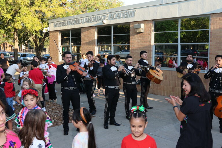 Mariachi ensemble at Wimbish World Language Academy to kick off Hispanic Heritage Month