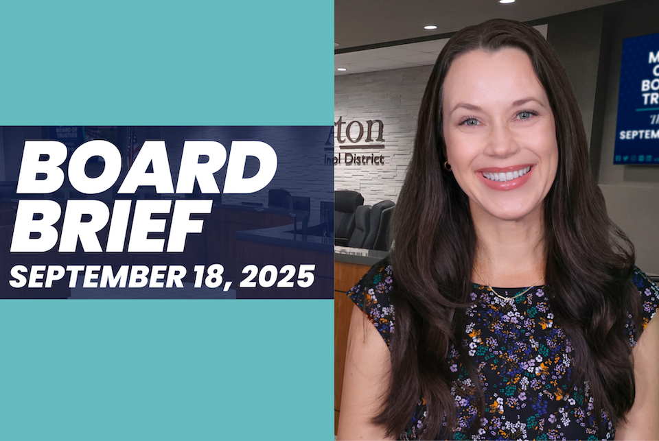 Watch Board Brief from Sept. 18, 2025, trustees meeting