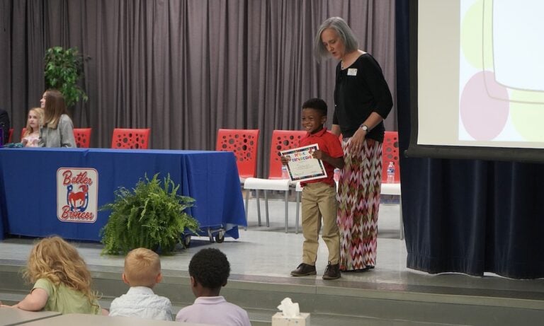Pre-K graduation at Butler Elementary
