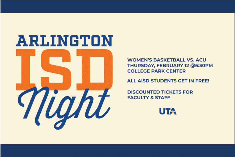 Students get free tickets to UTA Women's Basketball game on Feb. 12