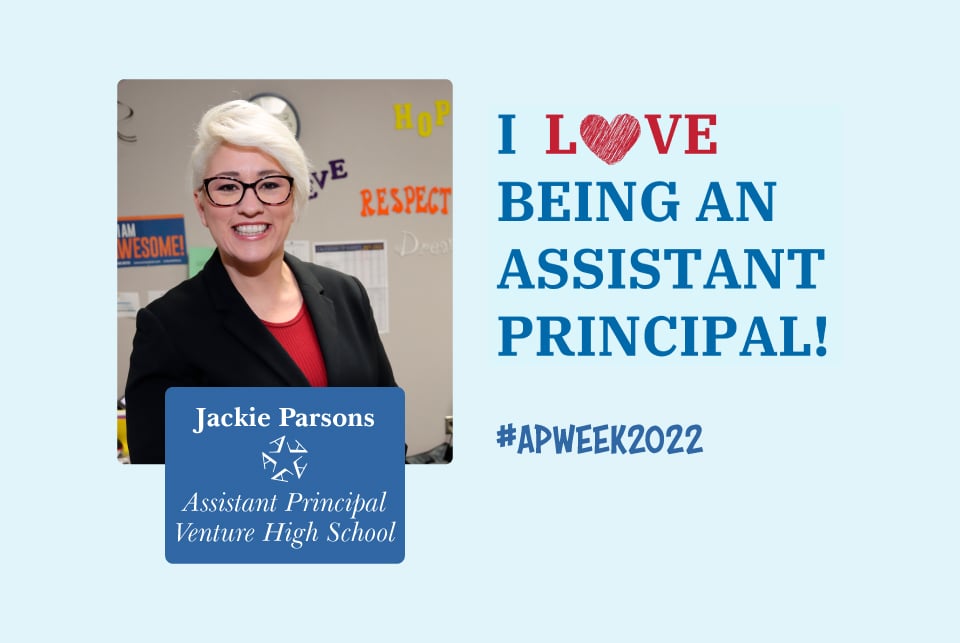 Venture High School Assistant Principal Jackie Parsons