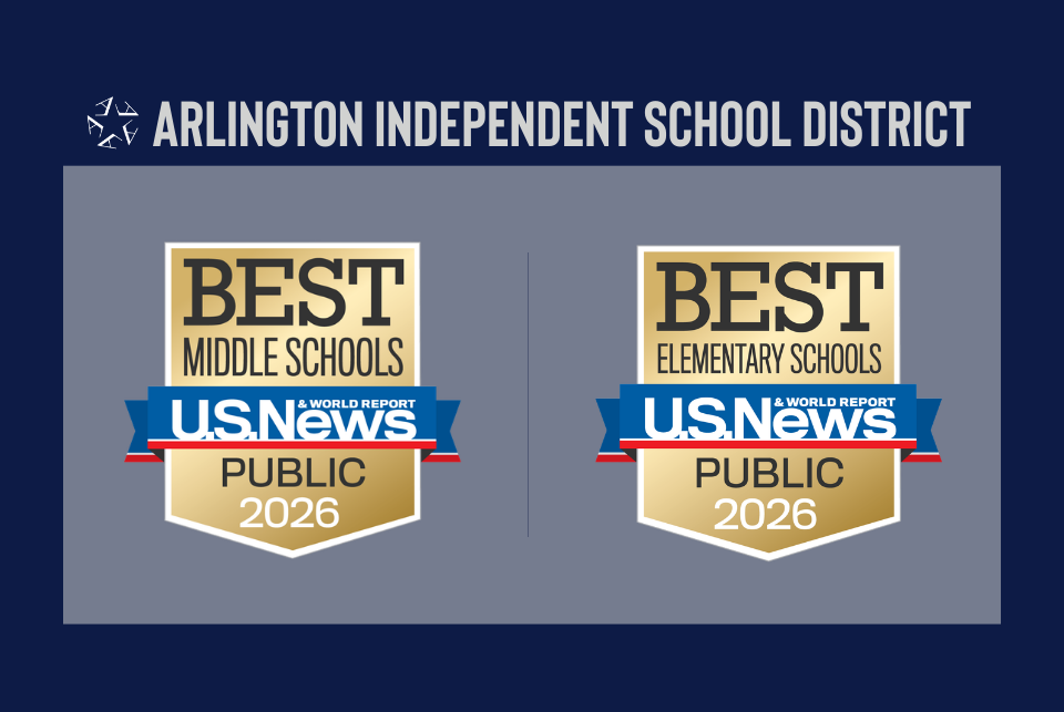 15 Arlington ISD elementary and junior high schools earn U.S. News & World Report Best Schools recognition 