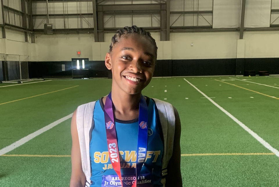 runs - Ariee Richards qualified for the National Junior Olympics