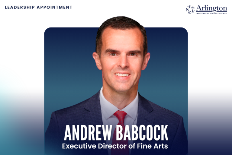 Andrew Babcock named new Arlington ISD executive director of fine arts