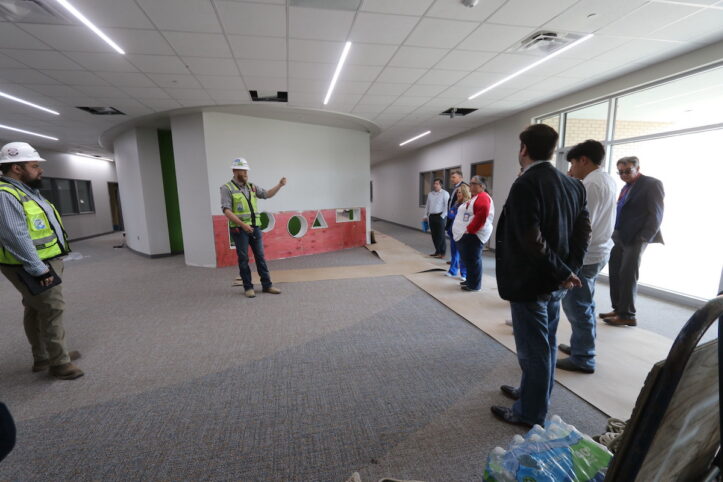 CBOC tours Berry construction