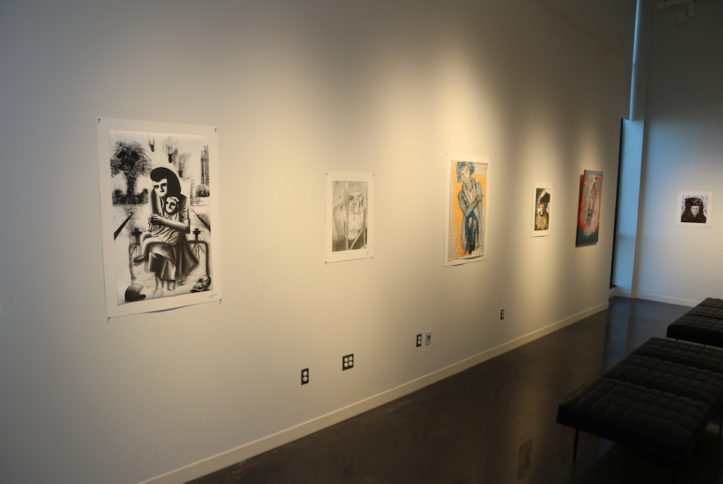 Big Art Day - seniors display art at new Center for Visual and Performing Arts