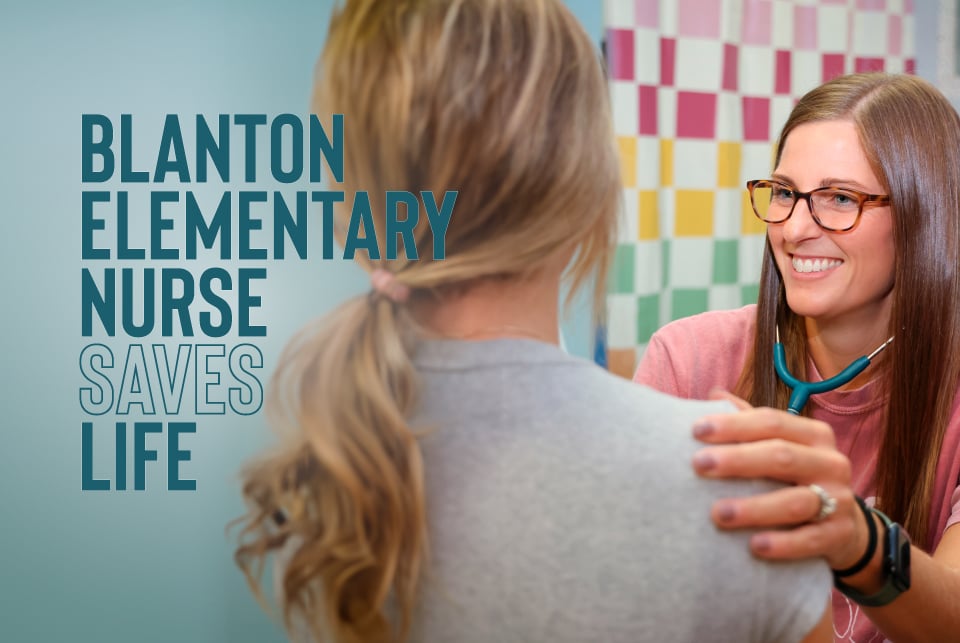 Blanton nurse saves life