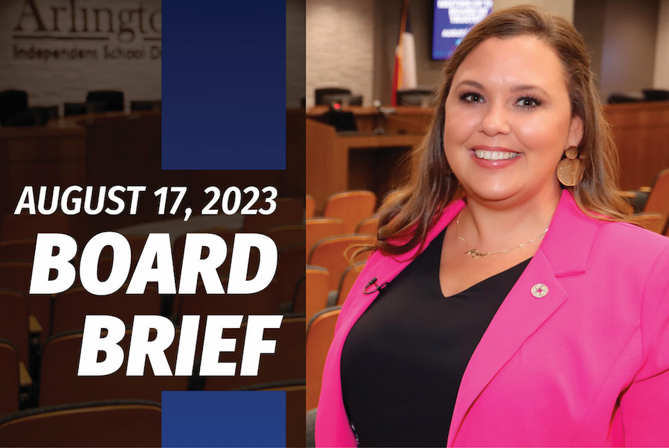 trustees meeting - Board Brief from Aug. 17, 2023