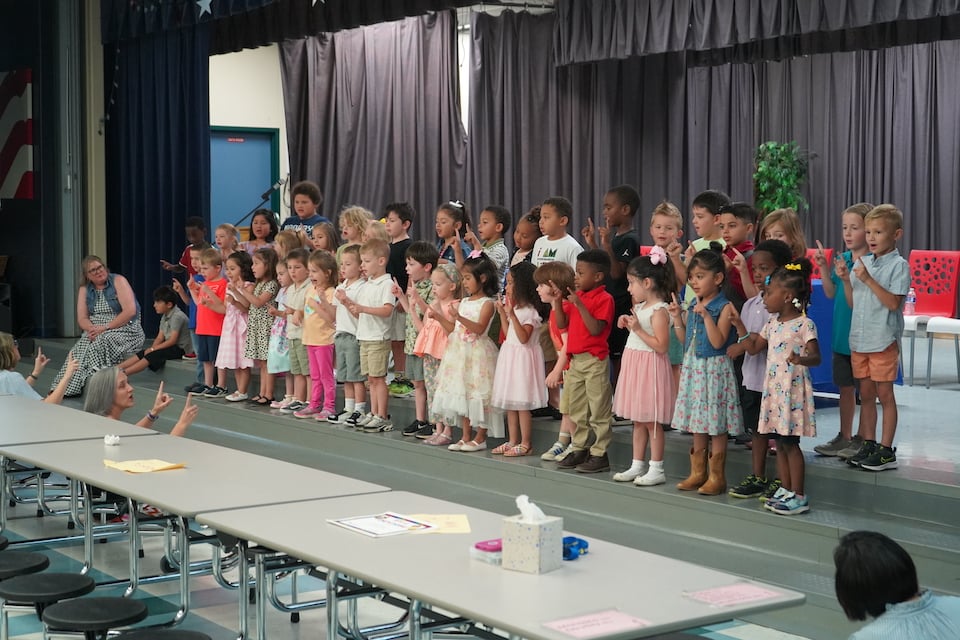 Pre-K graduation at Butler Elementary