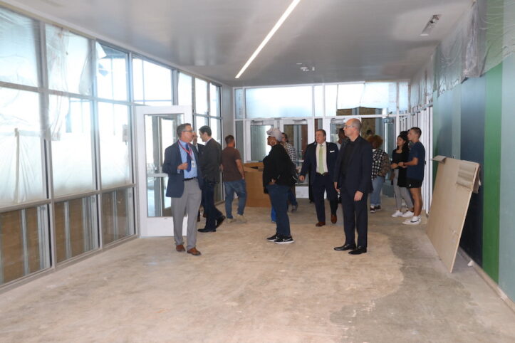 Citizens Bond Oversight Committee tours Webb Elementary