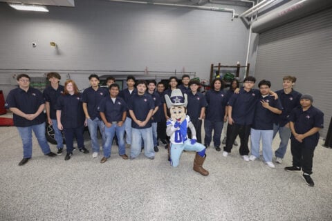Driving future careers: Ford and Dallas Cowboys partner with Arlington ISD Automotive Program