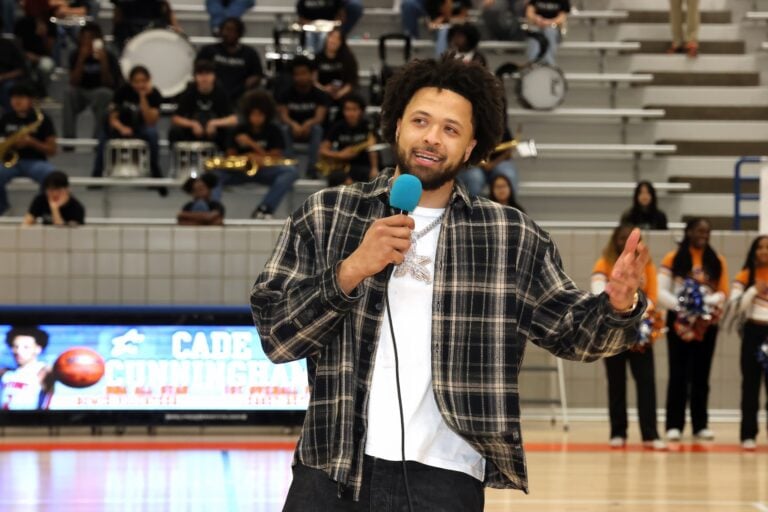 Bowie High School retires NBA star Cade Cunningham's jersey