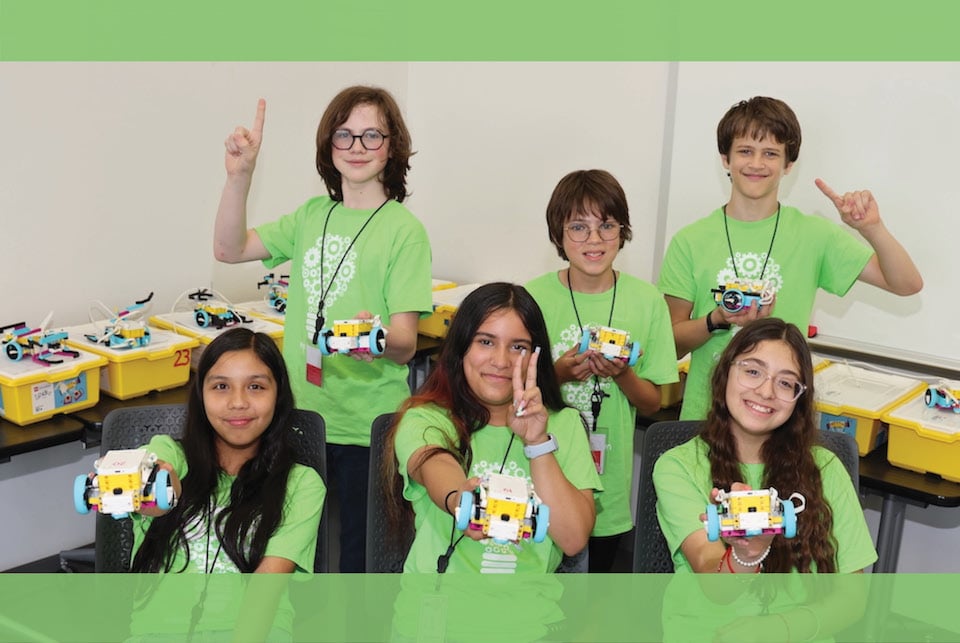 students at Camp Innovation