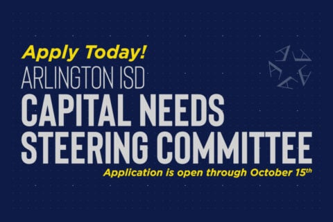 Apply to serve on the Capital Needs Steering Committee. The application is open though October 15.