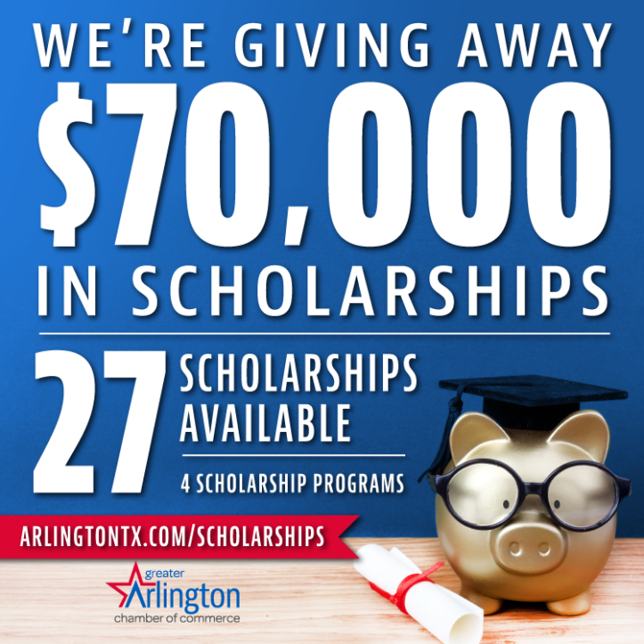 Chamber of Commerce scholarships graphic