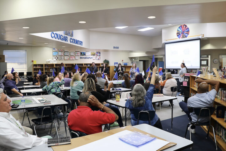 Design Charette with Carter Junior High teachers and Corgan architects