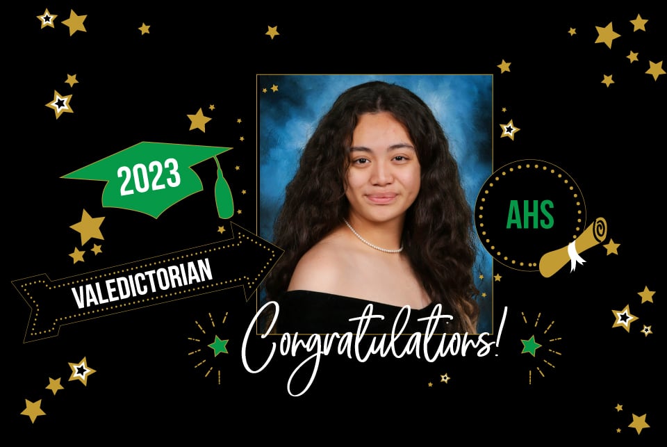 valedictorian - Arlington High Stasia Vaituulala