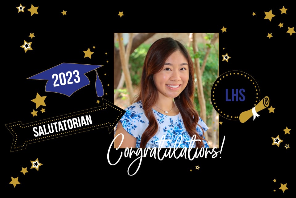 salutatorian - Sara Lim from Lamar High School