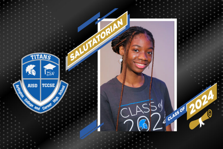 salutatorian Oyinlola Alokan from ACCHS - 2024