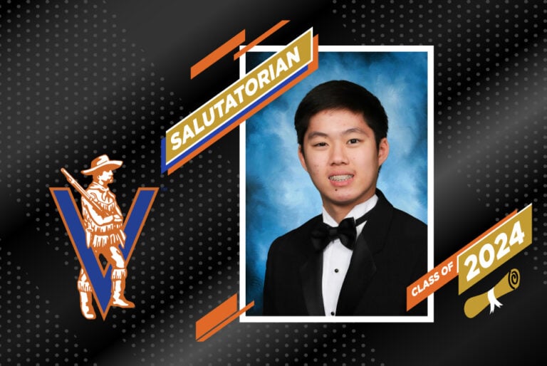 co-salutatorian Timothy Pham from Bowie High School 2024