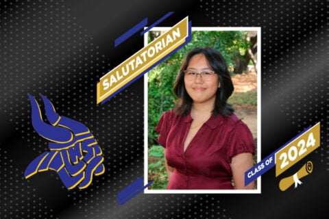 salutatorian 2024 from Lamar High School, Hannah Bunnag