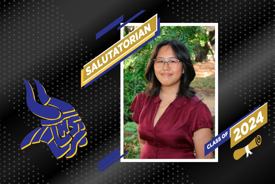 salutatorian 2024 from Lamar High School, Hannah Bunnag