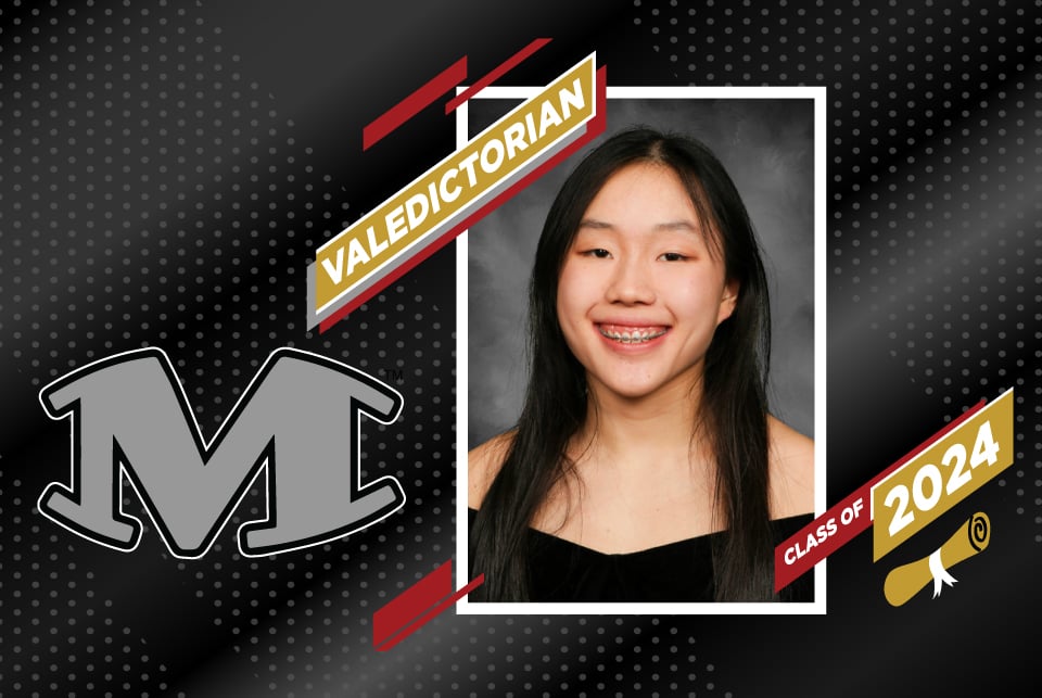 valedictorian 2024 from Martin High School, Lynn Chang
