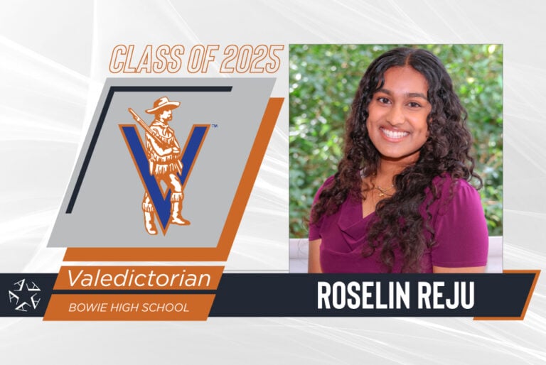 Bowie HS 2025 valedictorian shares memories and advice