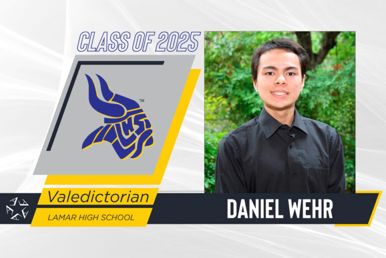 Lamar HS 2025 valedictorian shares memories and advice