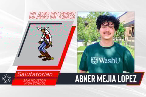 Sam Houston HS 2025 salutatorian shares memories and advice