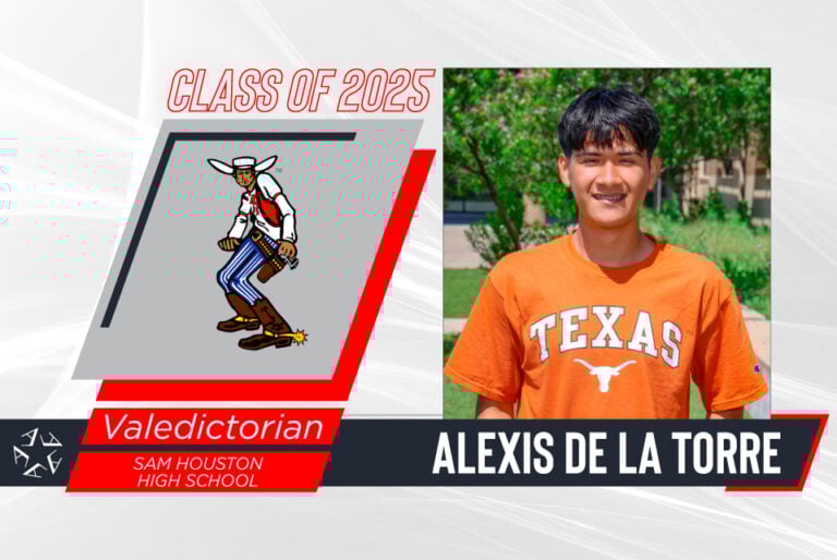 Sam Houston HS 2025 valedictorian shares memories and advice