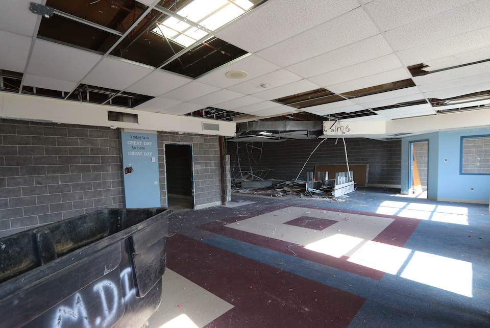 Demolition starts on Duff Elementary library