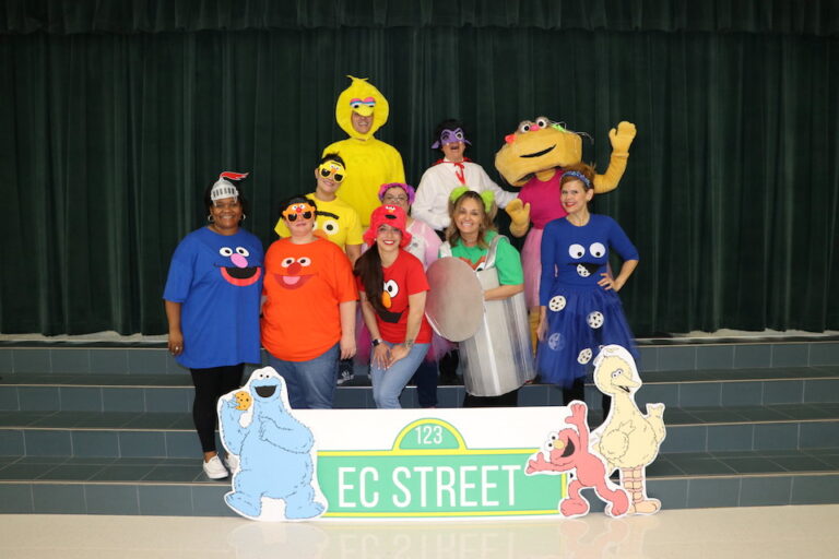 EC street blog steet - EC Street - Sesame Street characters at Ashworth