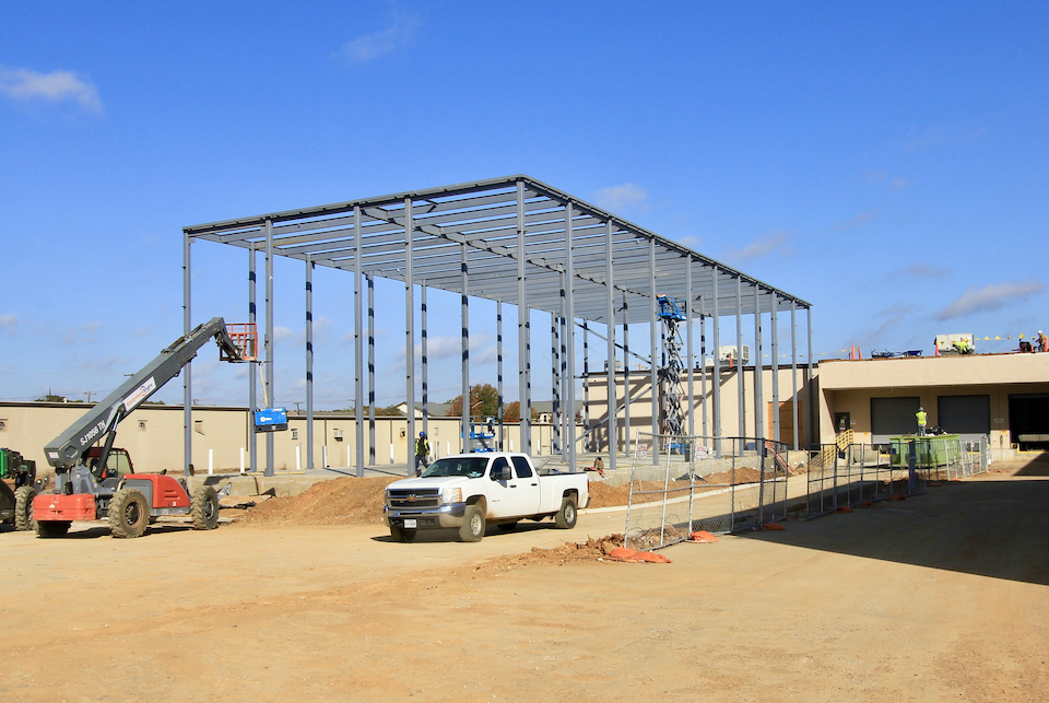 Food and Nutrition Services building getting an addition with a new freezer