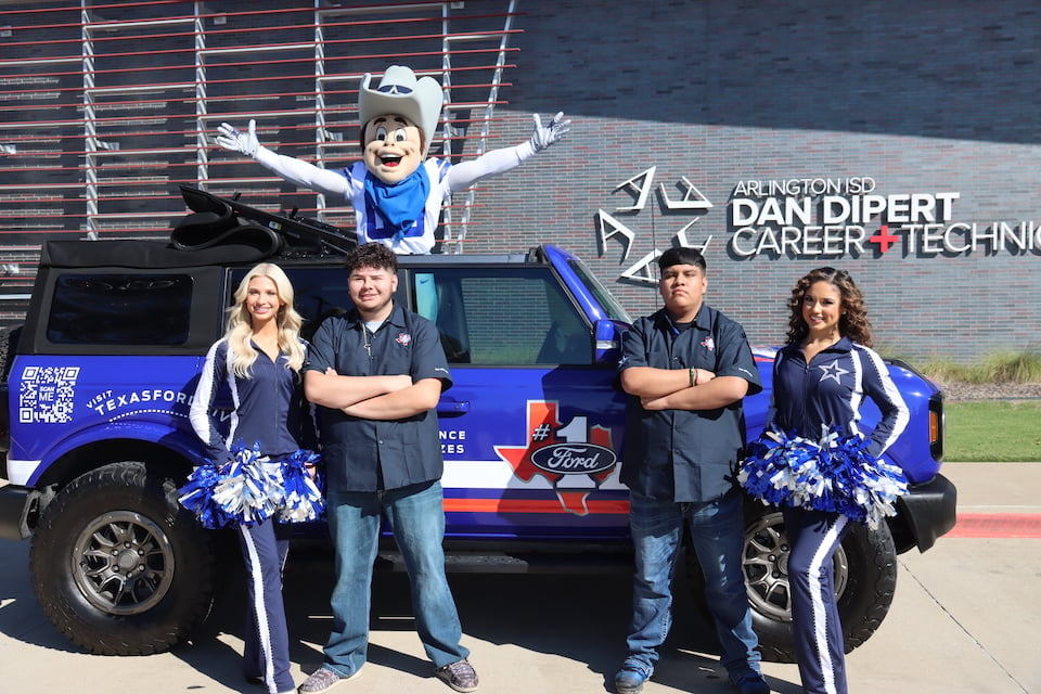 automotive partnership with Ford and Dallas Cowboys